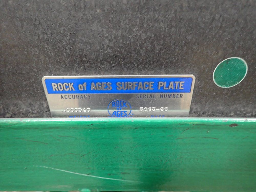 Rock Of Ages Granite Surface Plate