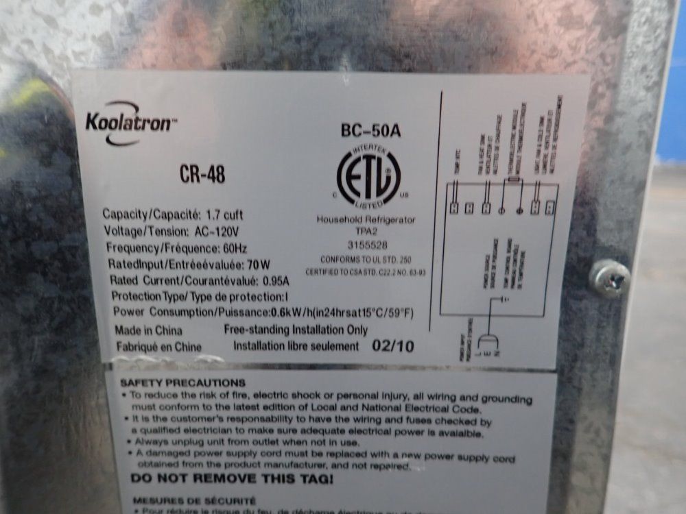 Koolatron Refrigerator