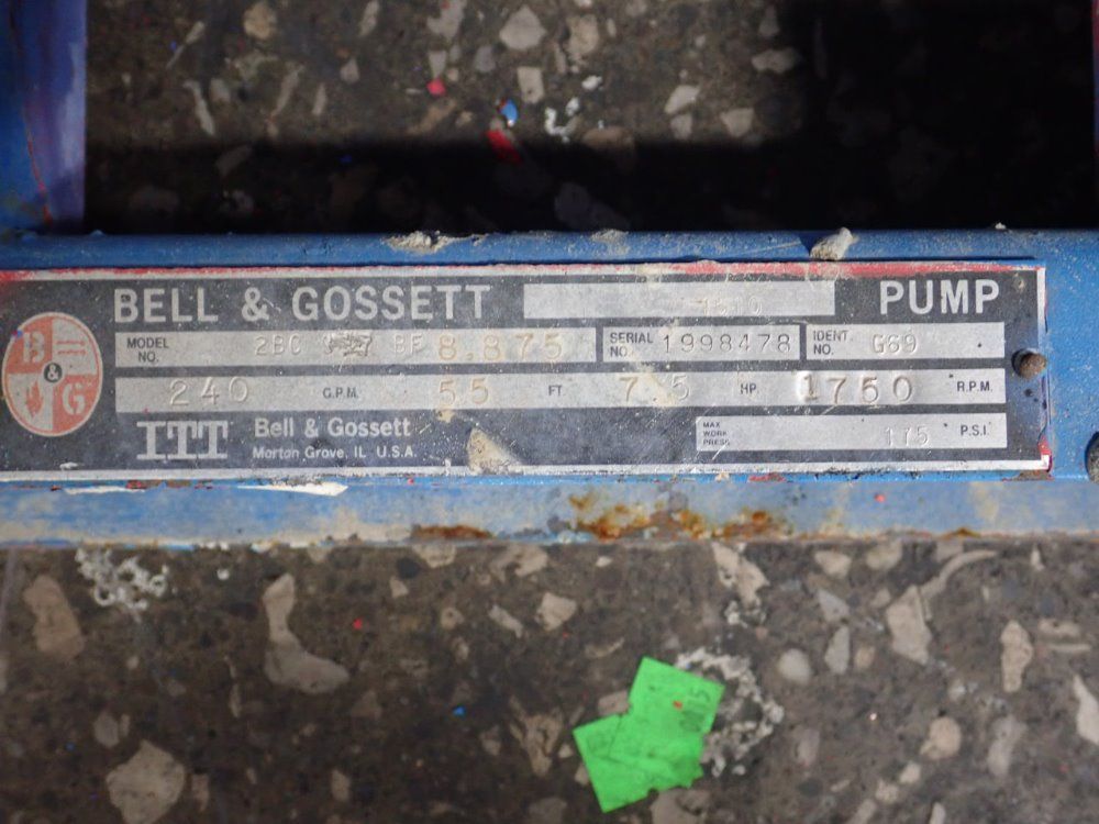 Bell & Gossett Pump