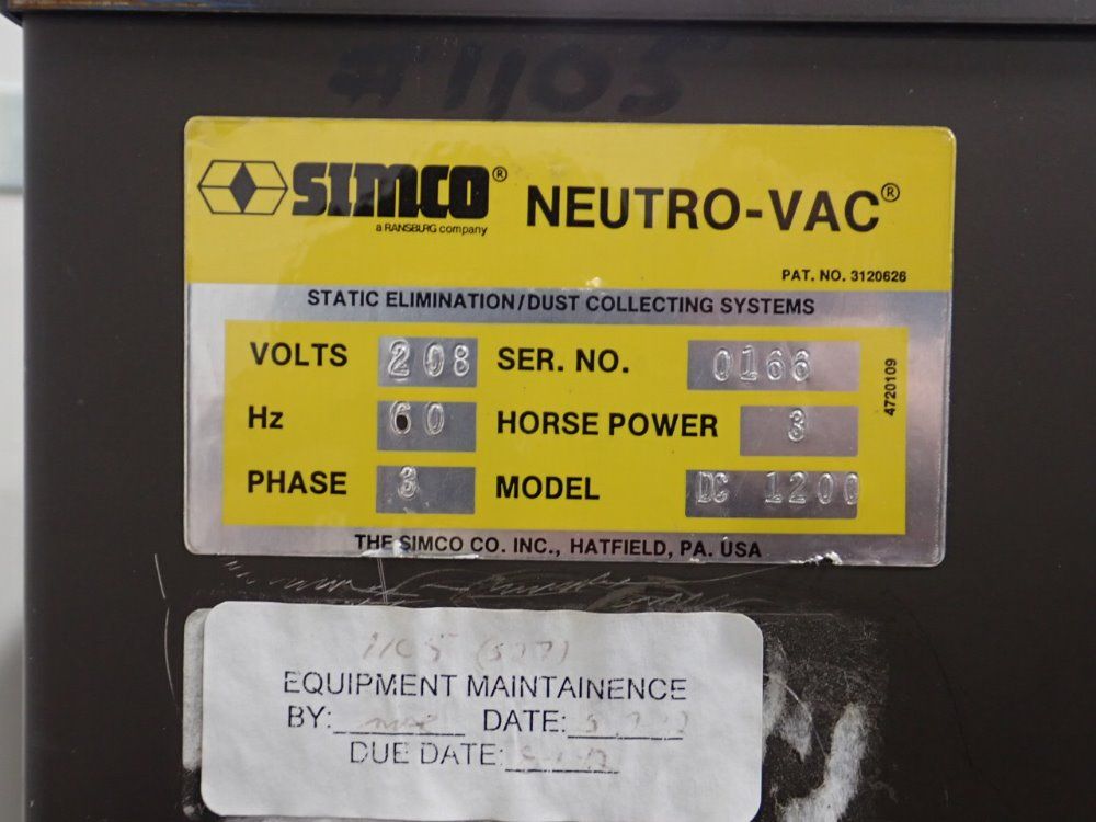 Simco Dust Collector
