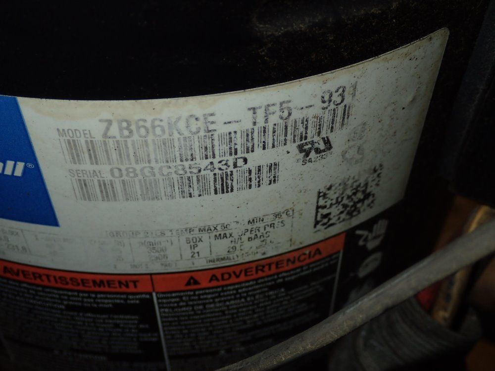 Copeland Scroll Filter/pump