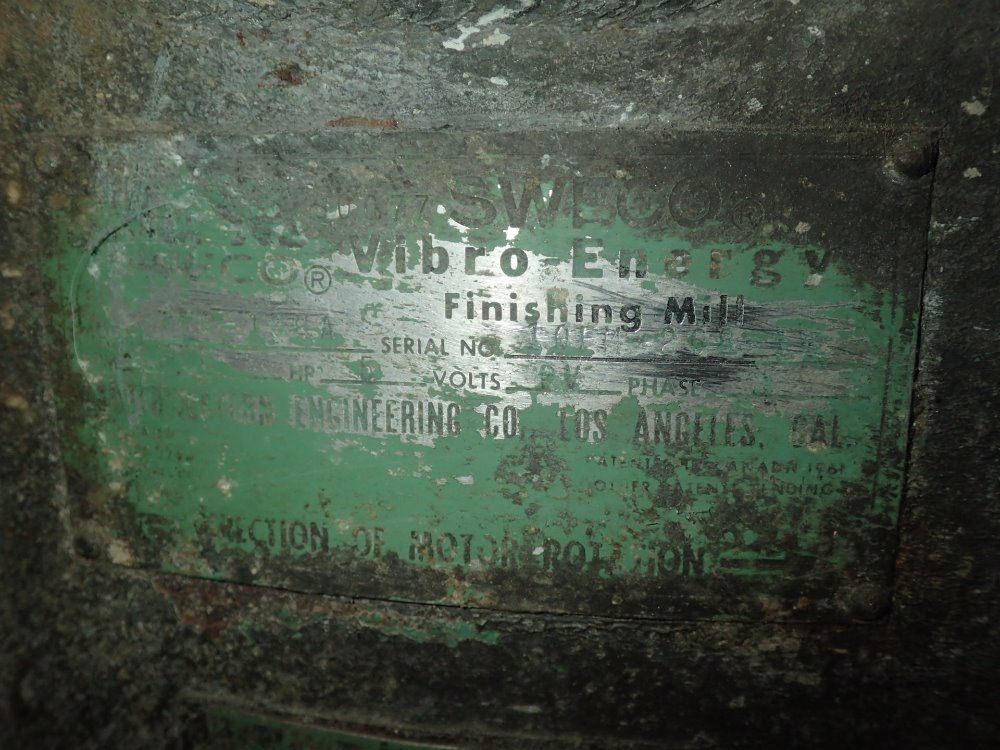 Sweco Vibratory Finsher