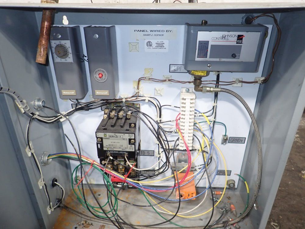 Square D / Honeywell Enclosure W/ Starter / Electrical Components