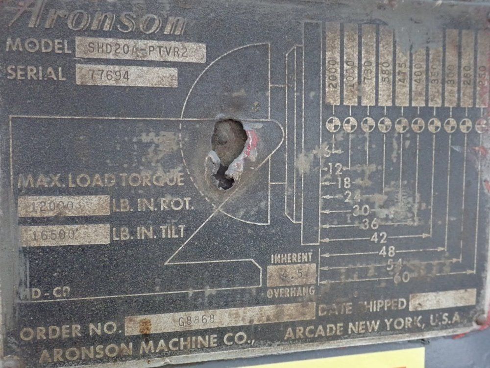 Koike Aronson Welding Positioner