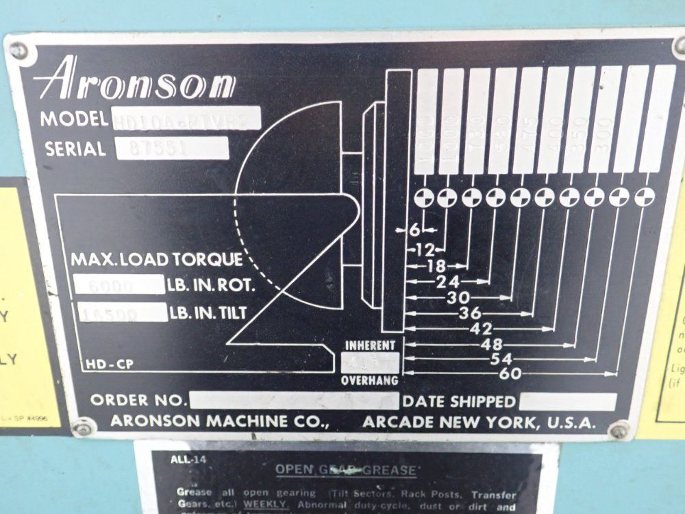 Koike Aronson Welding Positioner