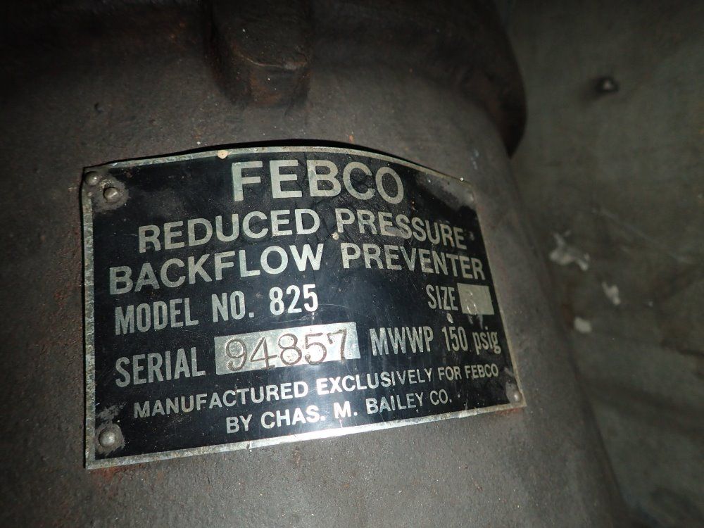 Febco Backflow Preventer