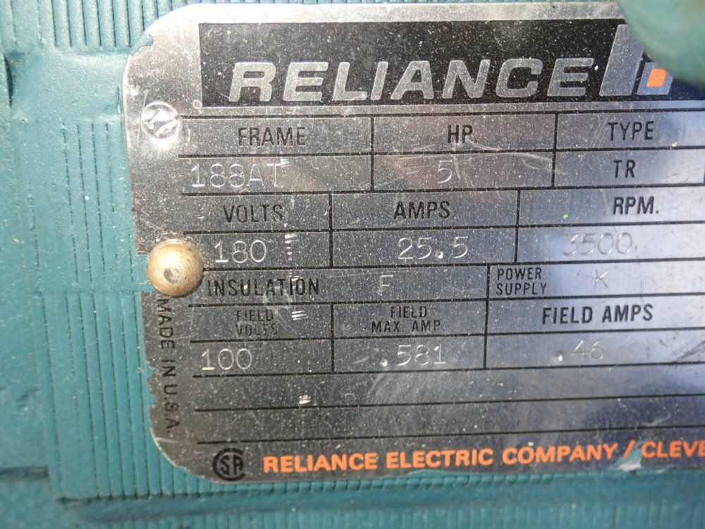 Reliance 5 Hp Dc Motor