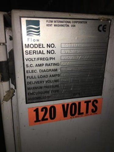 Flow International 9' X 15' Integrated Flying Bridge Water Jet - M4 4020b