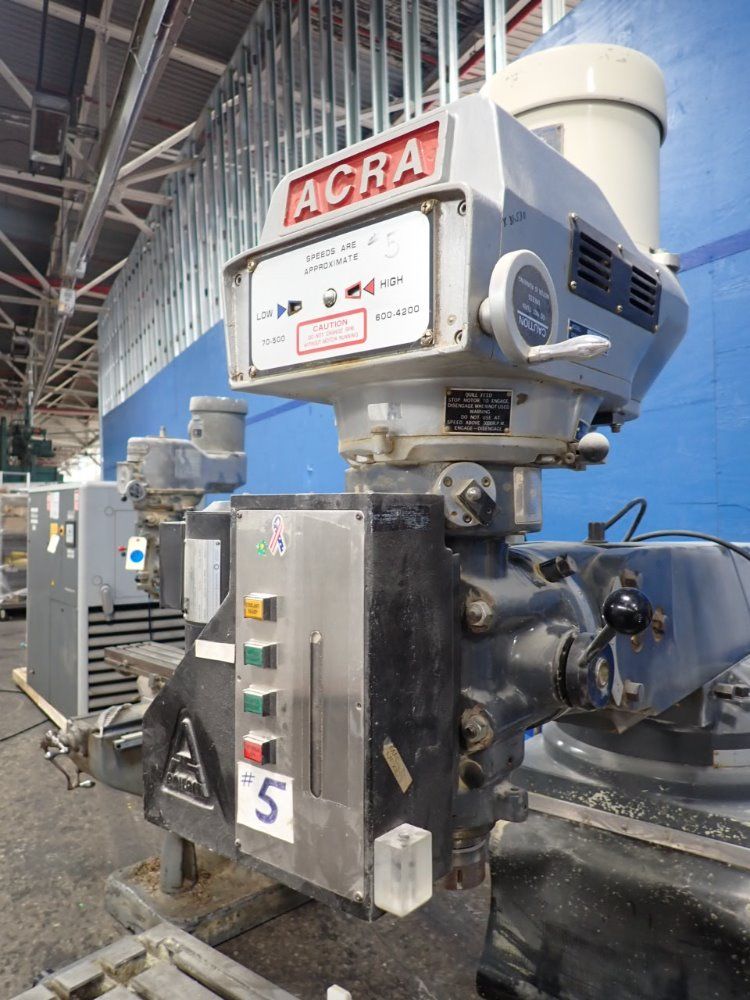 Acra 10" X 54" Ck-1 1/2hk Cnc Vertical Mill - Ck-1 1/2hk