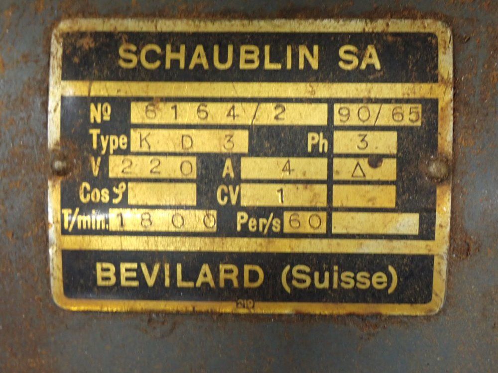 Schaublin Lathe