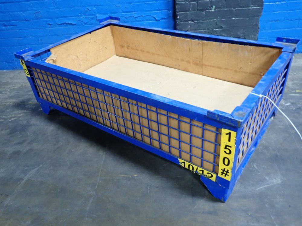 50" X 28" X 11" Id Stackable Steel Bin