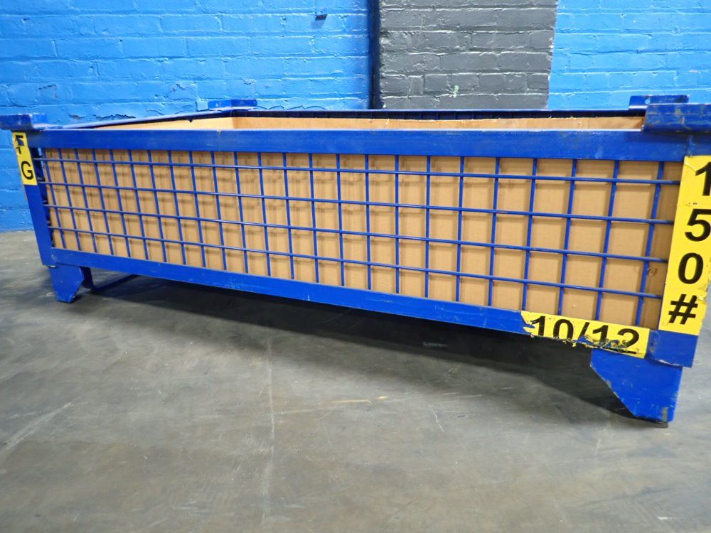 50" X 28" X 11" Id Stackable Steel Bin