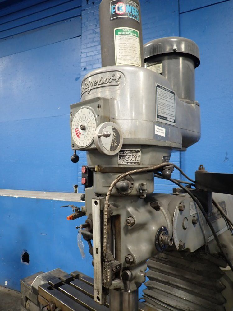 Bridgeport 9" X 48" Vertical Mill