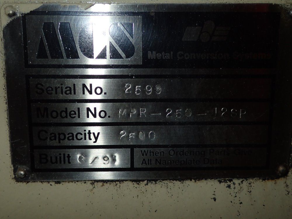 Metal Conversion Systems Coil Reel/ Straightener