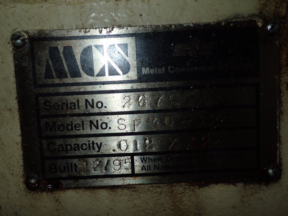 Metal Conversion Systems Coil Feeder