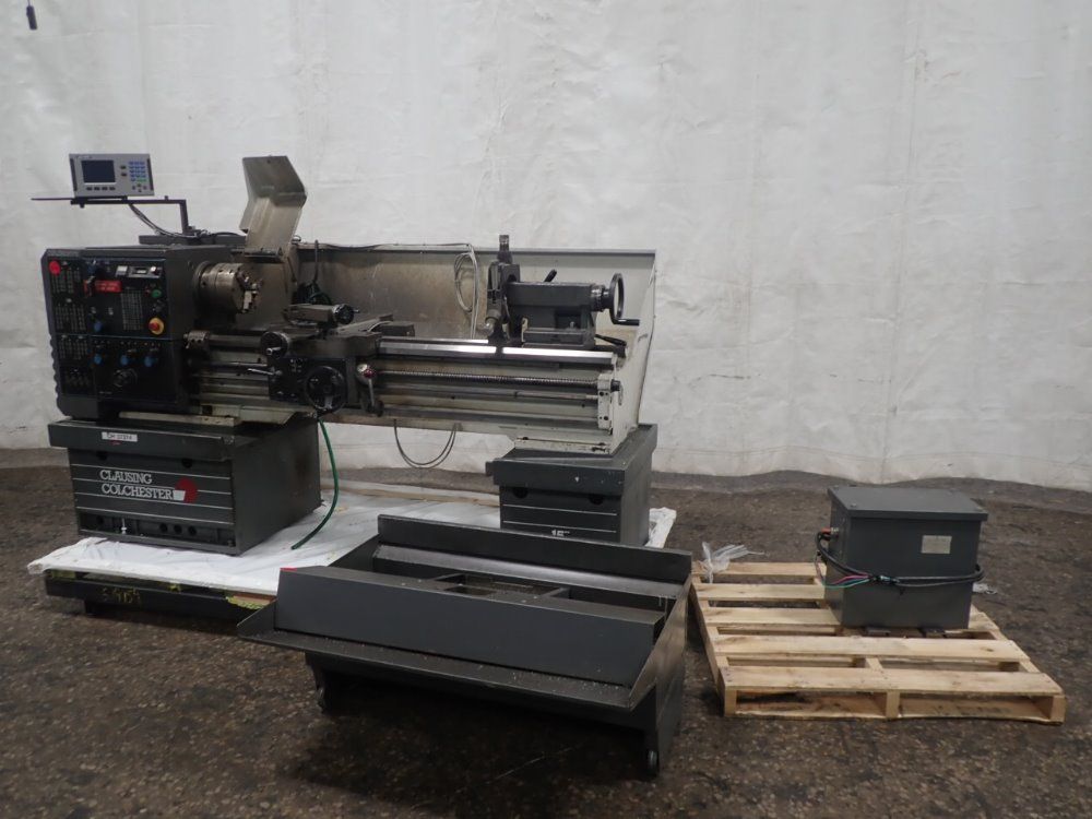 Clausing Colchester 16"/22" X 52" Gap Bed Lathe