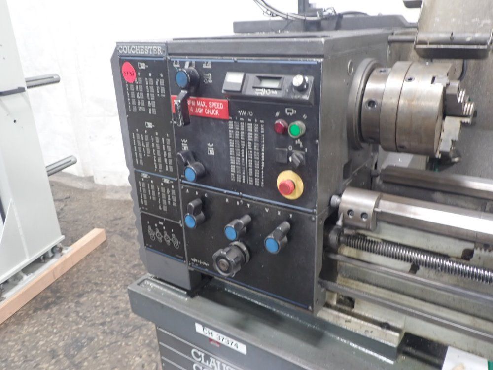Clausing Colchester 16"/22" X 52" Gap Bed Lathe