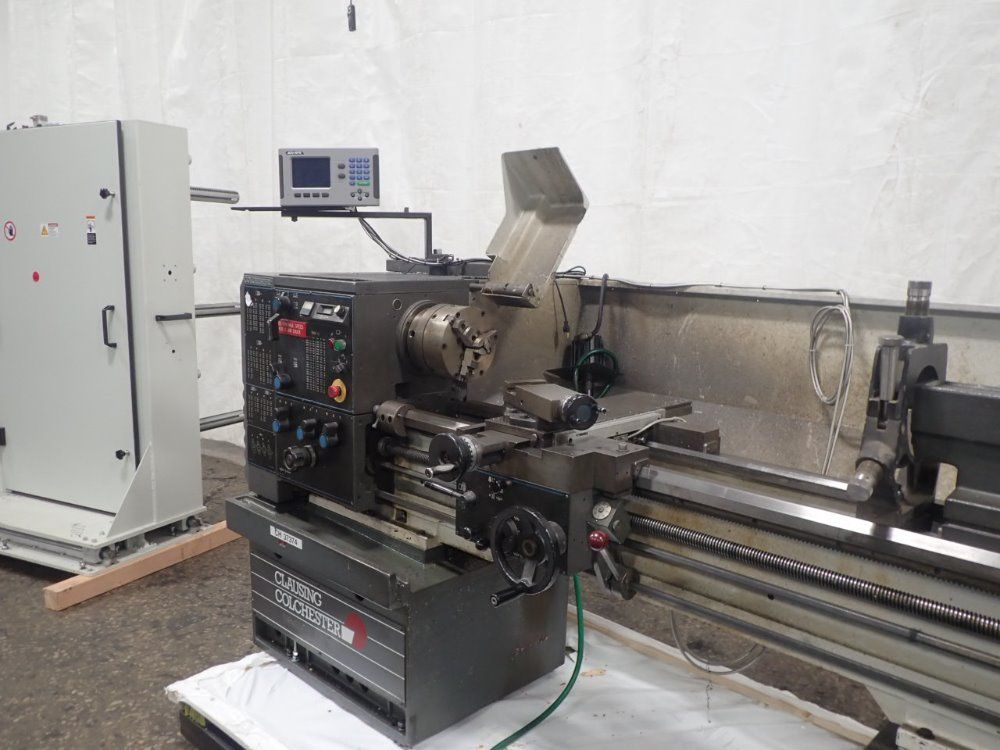 Clausing Colchester 16"/22" X 52" Gap Bed Lathe