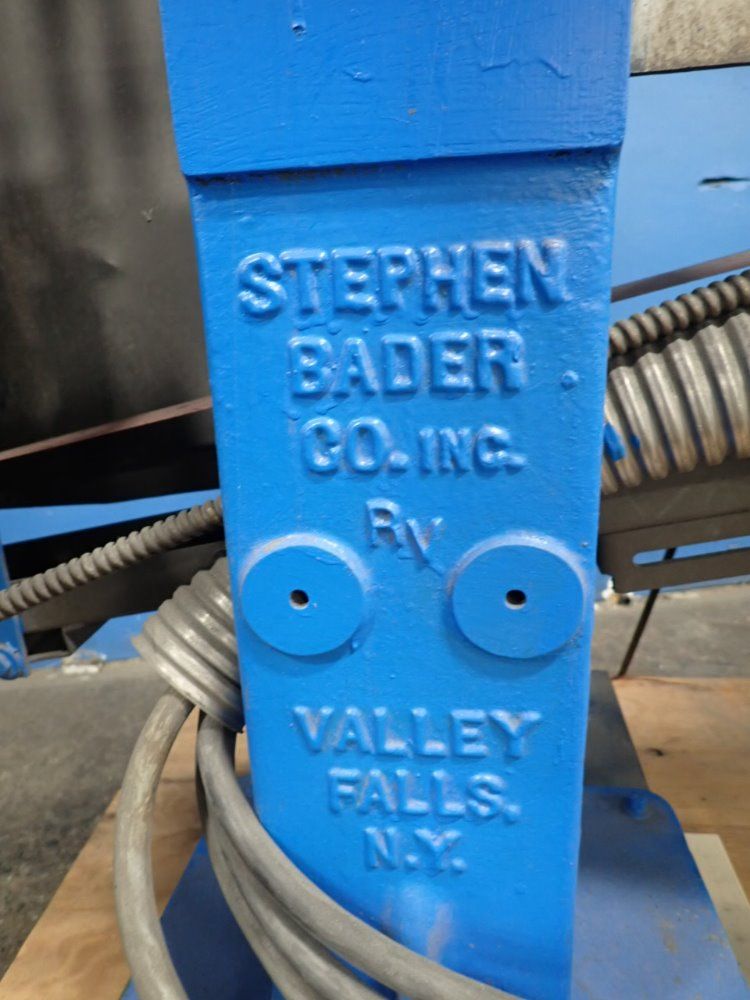 Stephen Bader Belt Grinder