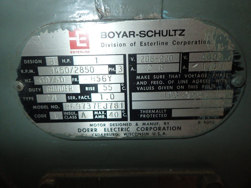 Boyar & Schultz/challenge 6" X 12" Surface Grinder