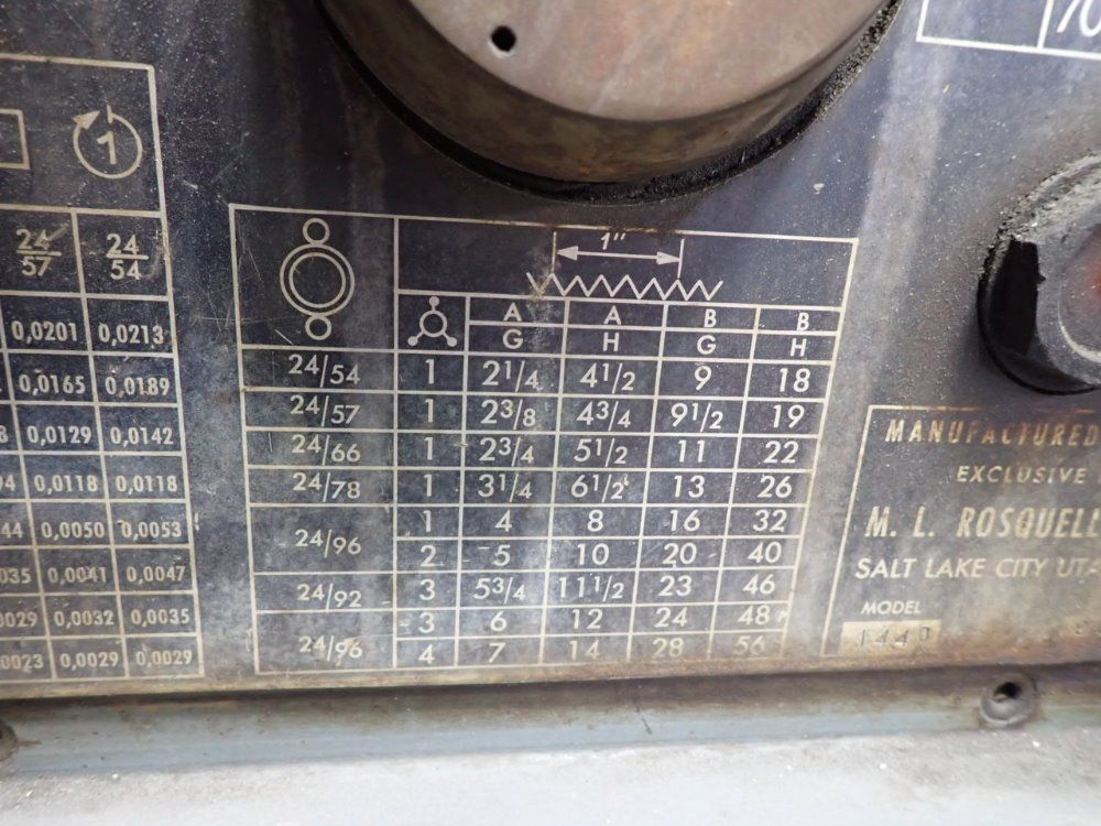 Roskelley Gap-bed Lathe