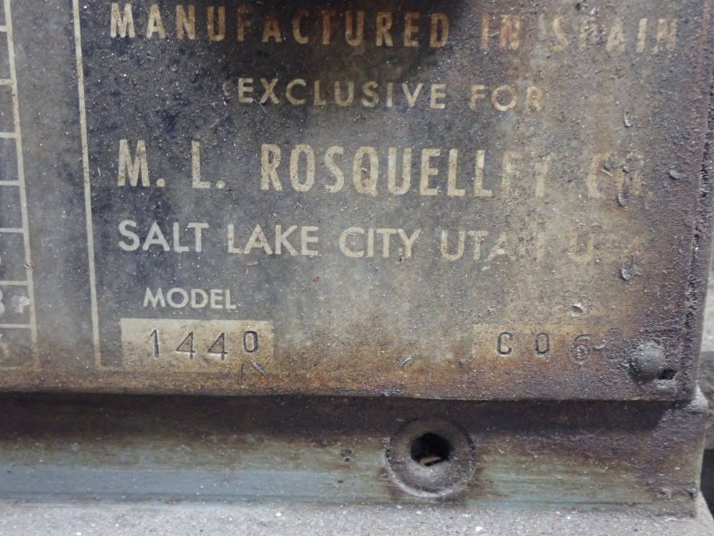 Roskelley Gap-bed Lathe