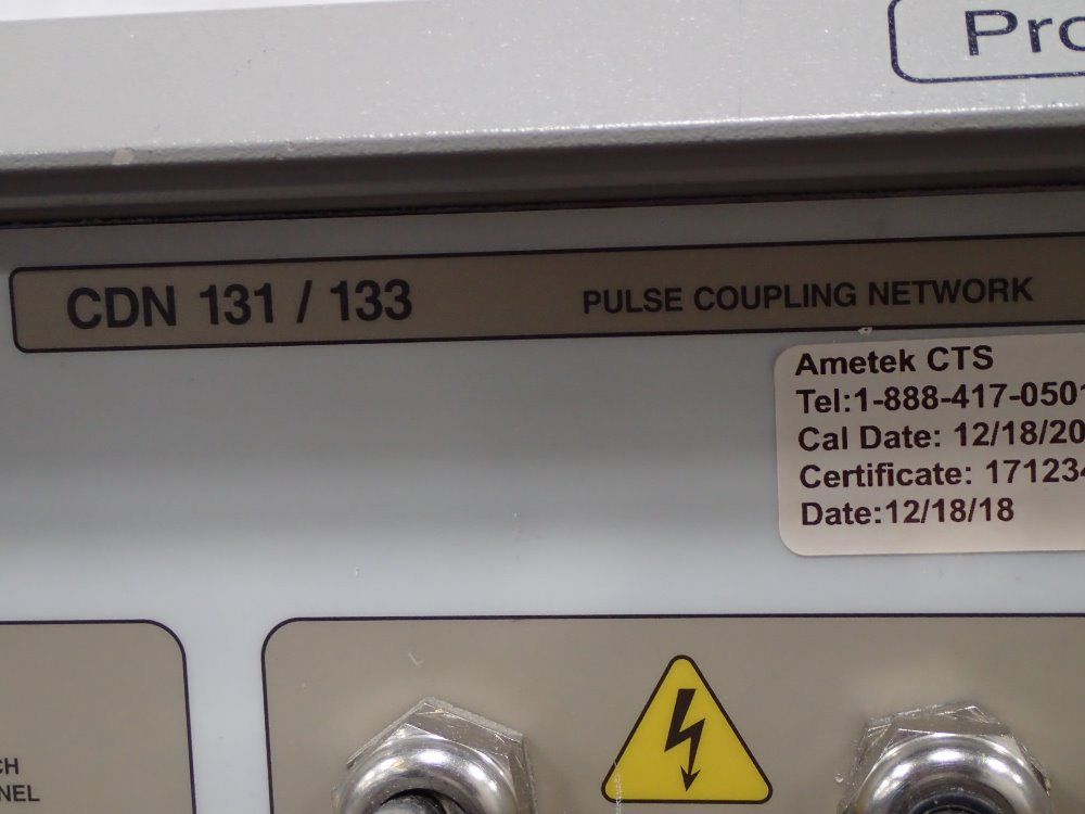 Schaffner High Energy Pulse Generator System - Nsg2050 / Cdn133/153