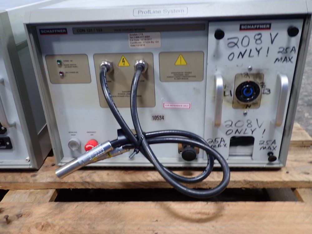 Schaffner High Energy Pulse Generator System - Nsg2050 / Cdn133/153