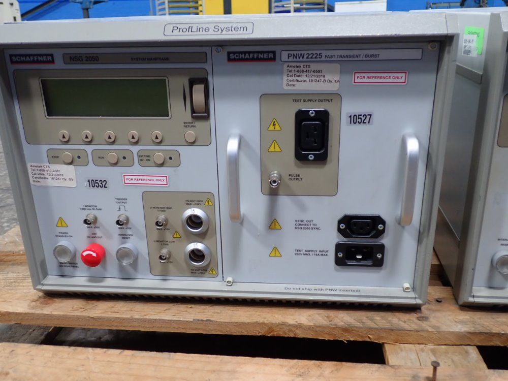 Schaffner High Energy Pulse Generator System - Nsg2050 / Cdn133/153