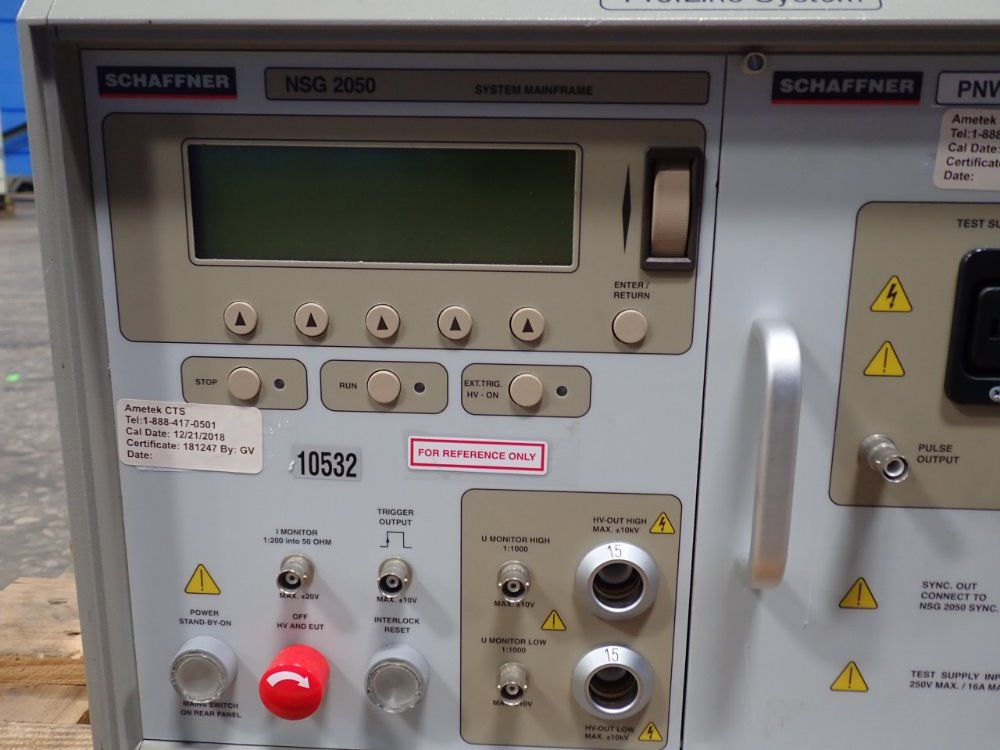 Schaffner High Energy Pulse Generator System - Nsg2050 / Cdn133/153