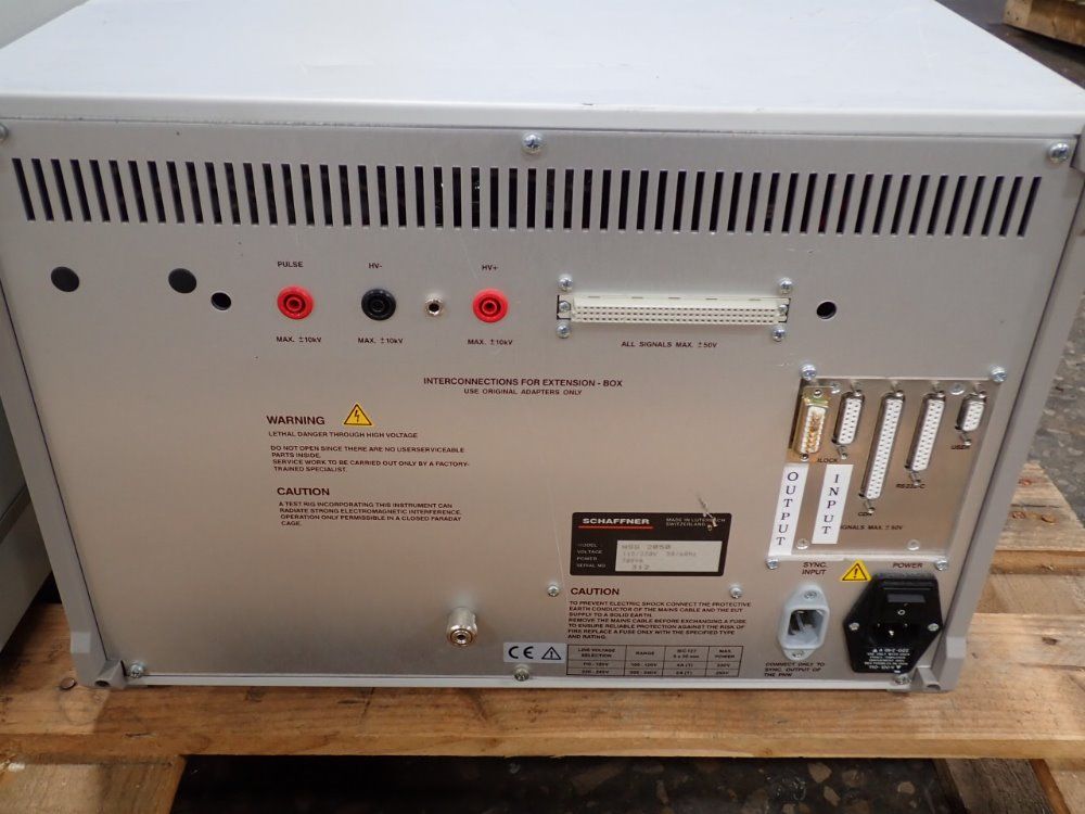 Schaffner High Energy Pulse Generator System - Nsg2050 / Cdn133/153