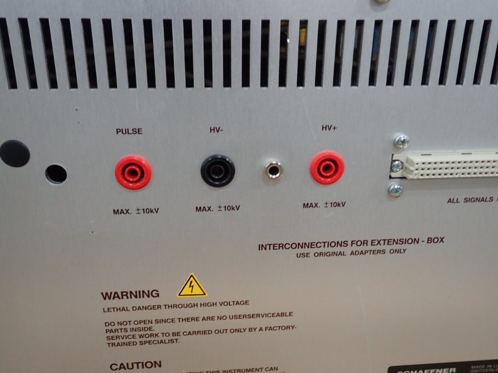 Schaffner High Energy Pulse Generator System - Nsg2050 / Cdn133/153
