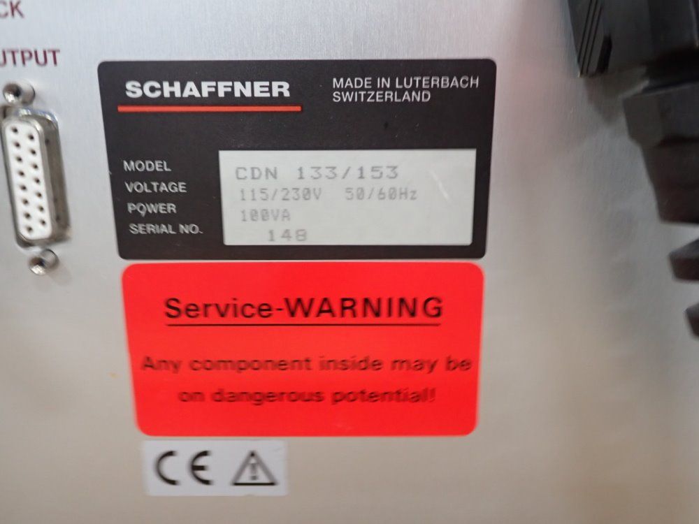Schaffner High Energy Pulse Generator System - Nsg2050 / Cdn133/153