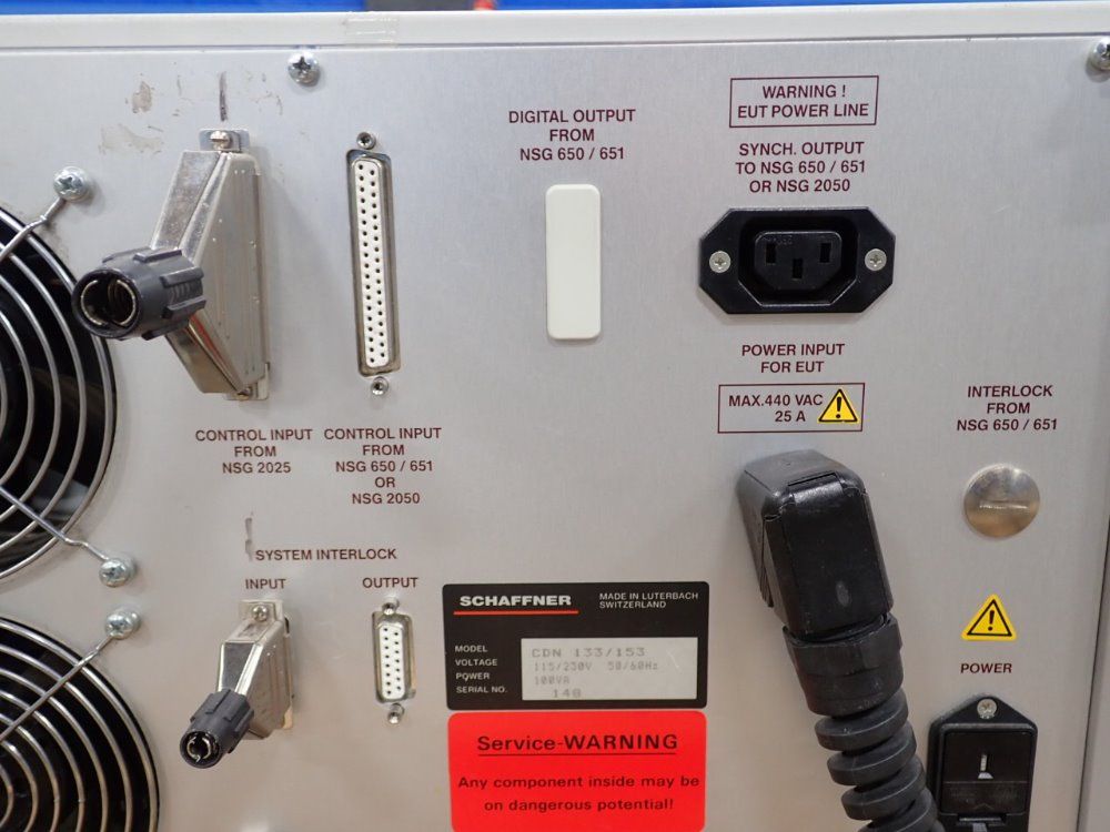 Schaffner High Energy Pulse Generator System - Nsg2050 / Cdn133/153