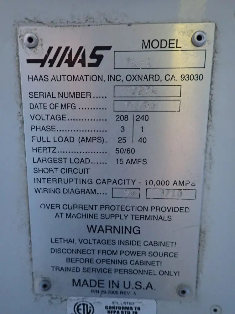 Haas Cnc Lathe