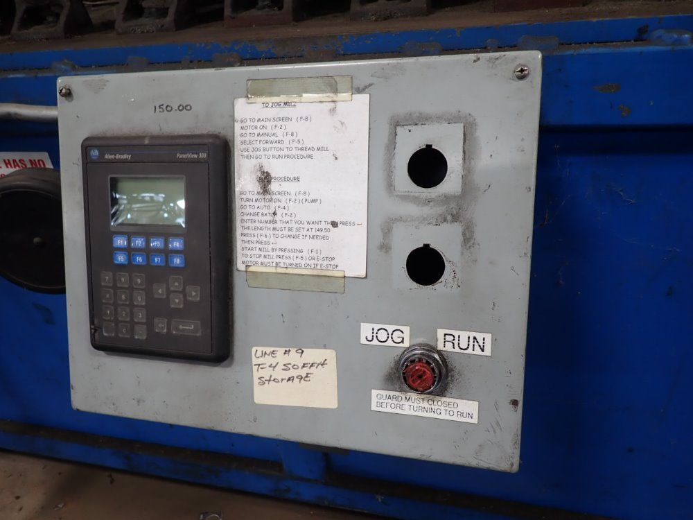 Michigan Roll Form 15 Station 13" Roll Former - 100r