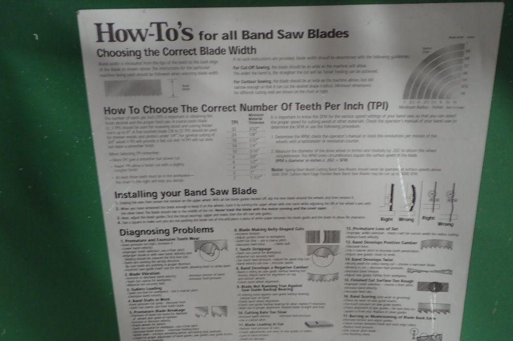 Rikon Vertical Bandsaw