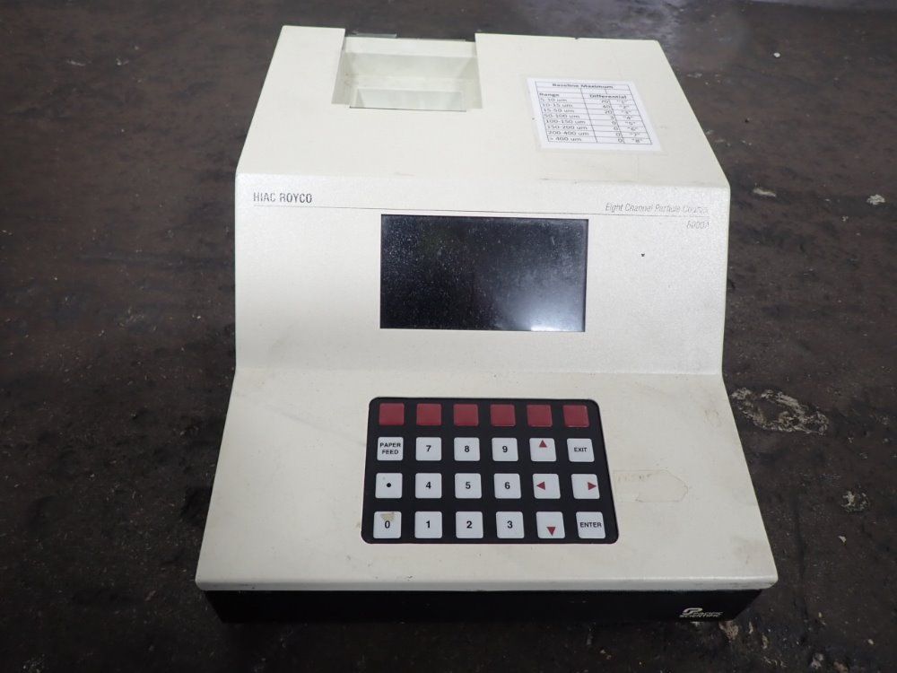 Hiac Royco Hiac Royco 8000a Eight Channel Particle Counter