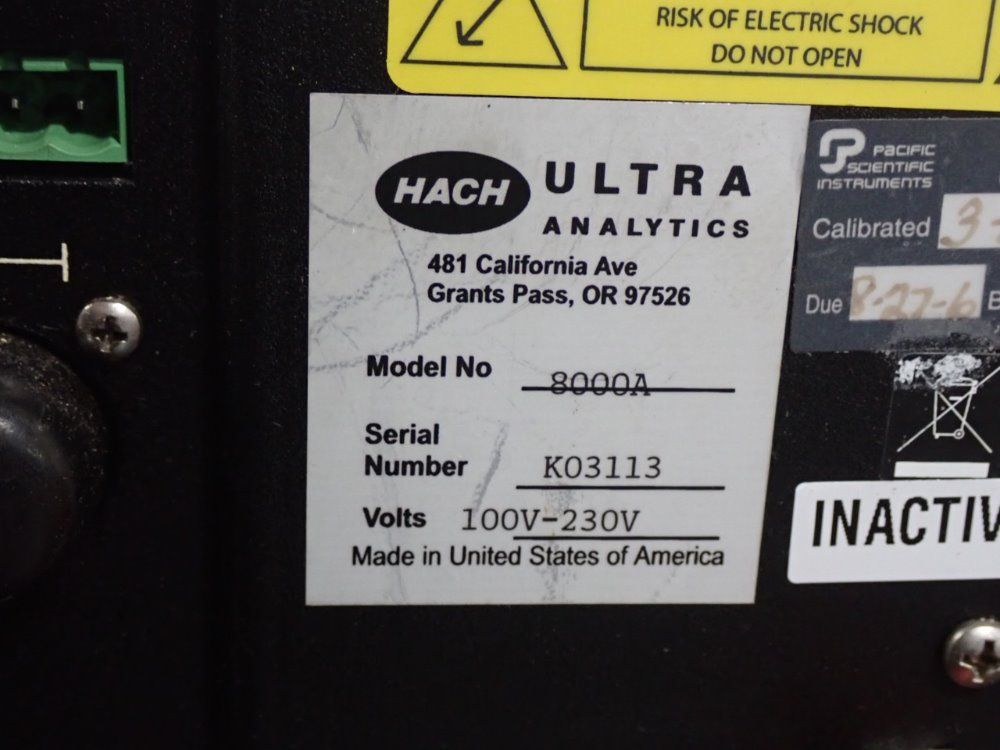 Hiac Royco Hiac Royco 8000a Eight Channel Particle Counter