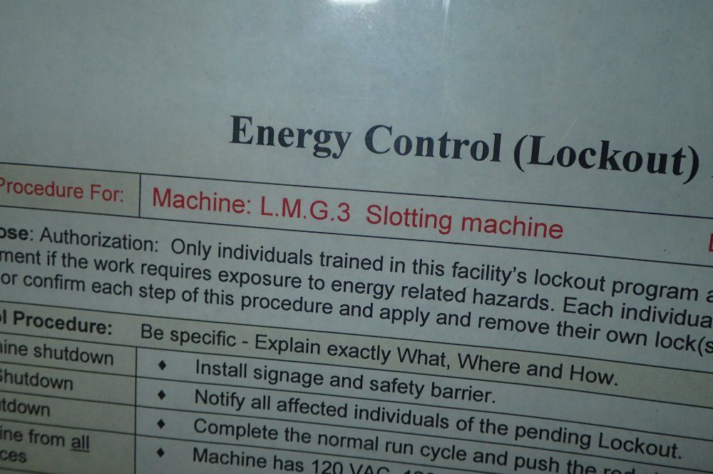 Northern Illinois Machinist Horizontal Mill