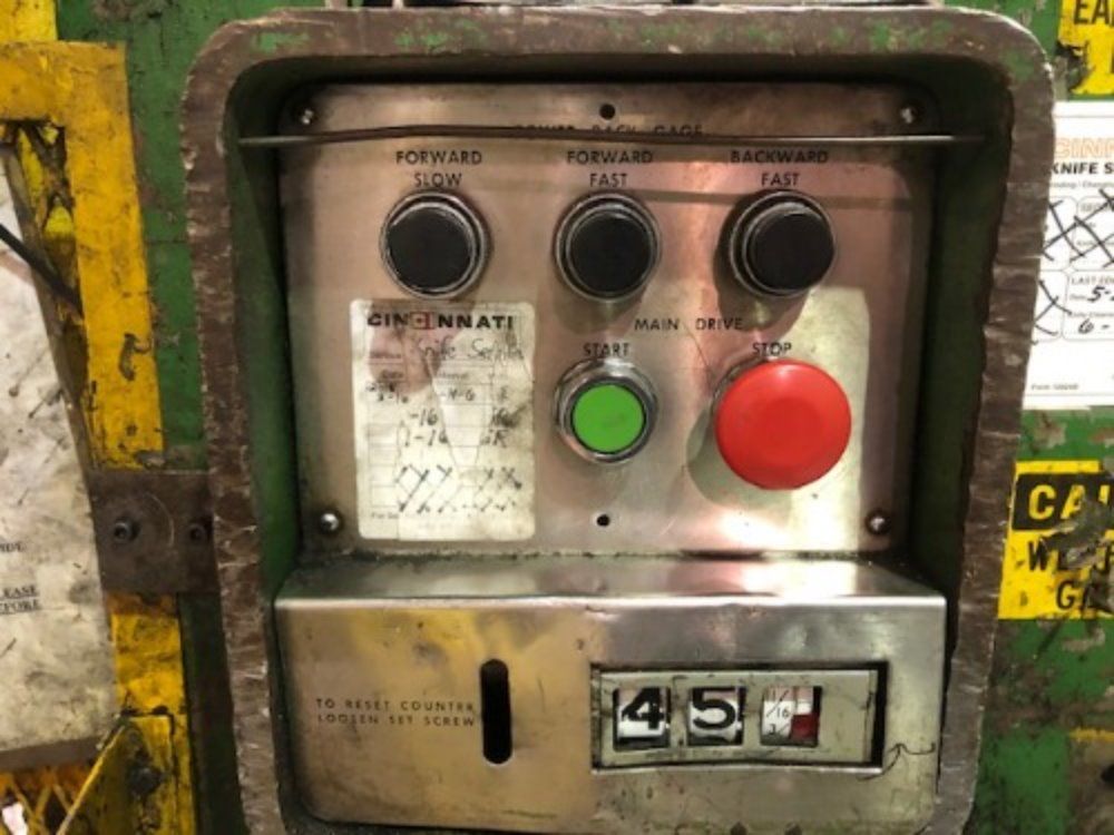 Cincinnati 5/8" X 12' Capacity Hydraulic Shear - 5f12