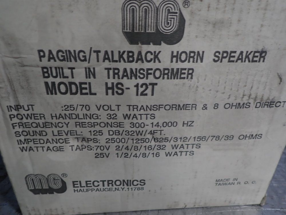 Mg Horn Speaker