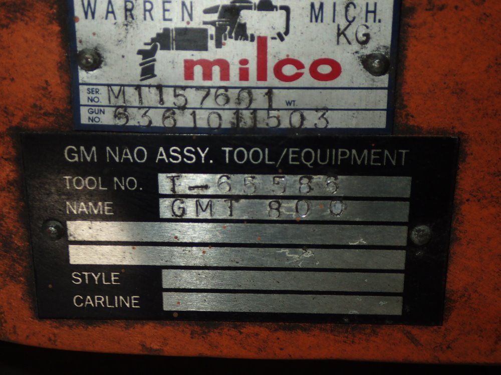 Milco Spot Welder - T-65586
