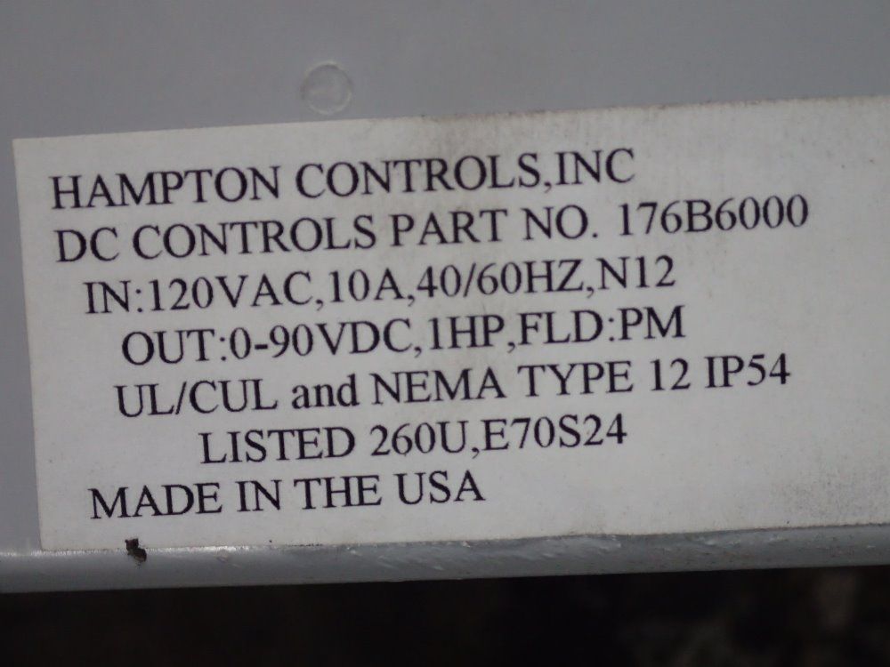 Hampton Controls Control Box