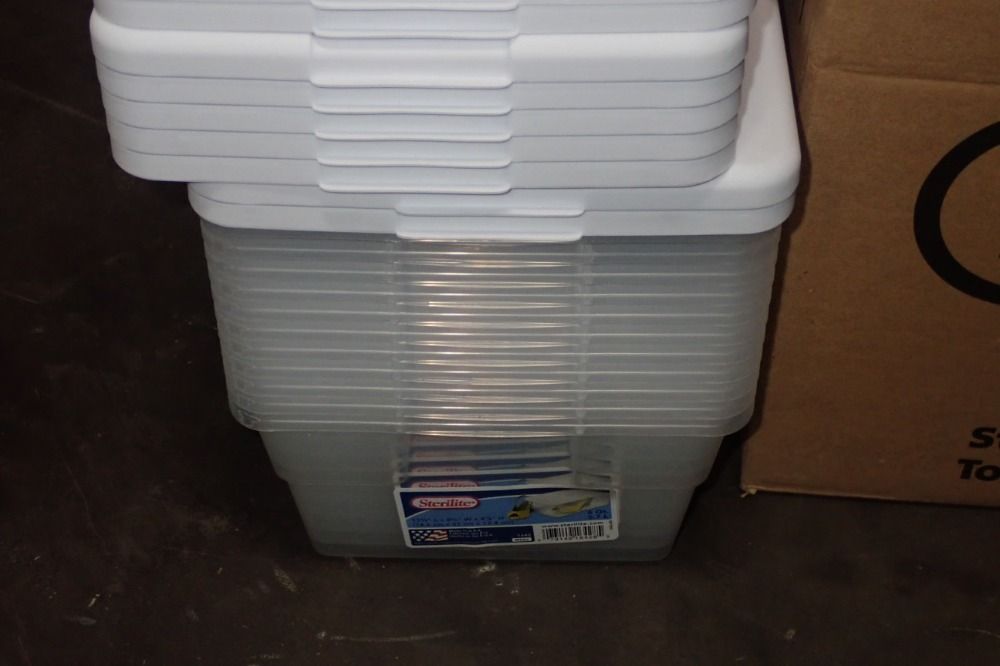 Sterlite Plastic Storage Boxes