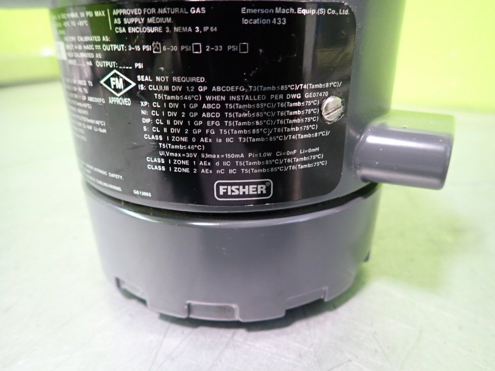 Fisher I2p-100 Pneumatic Transducer - I2p-100