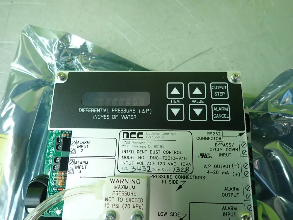 National Controls Corp Dnc-t2310-a10 Intelligent Dust Control - Dnc-t2310-a10