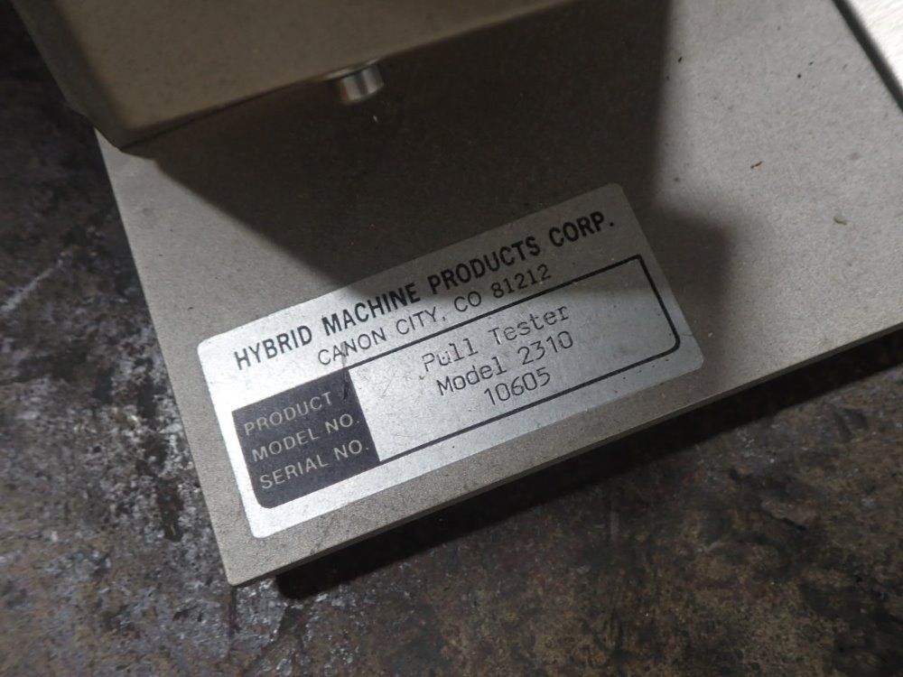 Hybrid Machinery Pull Tester