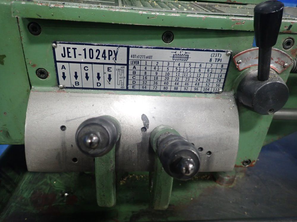 Jet 10" Bed Jet-1024py Lathe - Jet-1024py