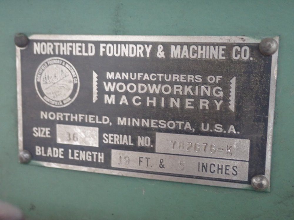 Northfield 36" X 13" 36" X 30" Table 36 Vertical Band Saw - 36